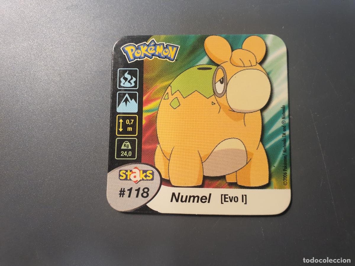 Juguetes antiguos y juegos de colecci&oacute;n: TAZO CROMO POKEMON -- 2006 -- POKEMON STAKS -- N&ordm; 118