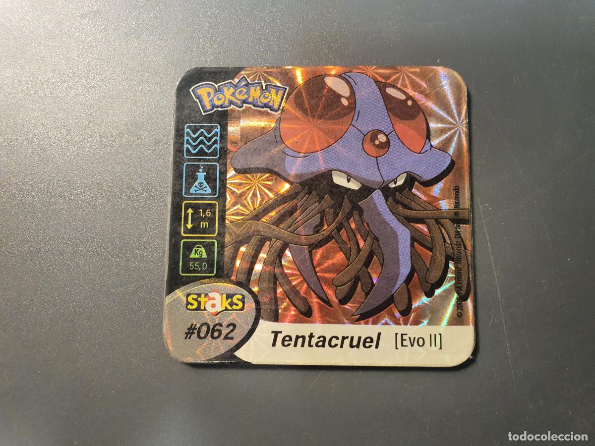 Juguetes antiguos y juegos de colecci&oacute;n: TAZO CROMO POKEMON -- 2006 -- POKEMON STAKS -- N&ordm; 62
