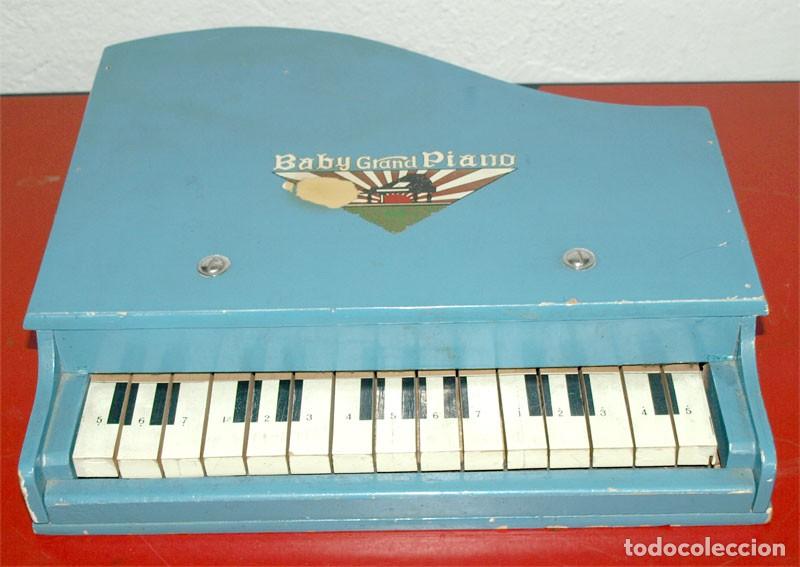 Juguetes antiguos y juegos de colecci&oacute;n: piano de juguete - Baby grand piano