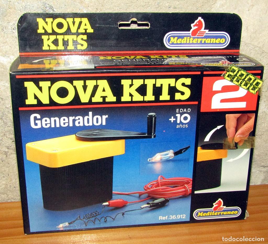 Juguetes antiguos y juegos de colecci&oacute;n: NOVA KITS, DE MEDITERRANEO: GENERADOR - KIT DE MONTAJE - A&Ntilde;OS 80 - NUEVO Y EN SU CAJA