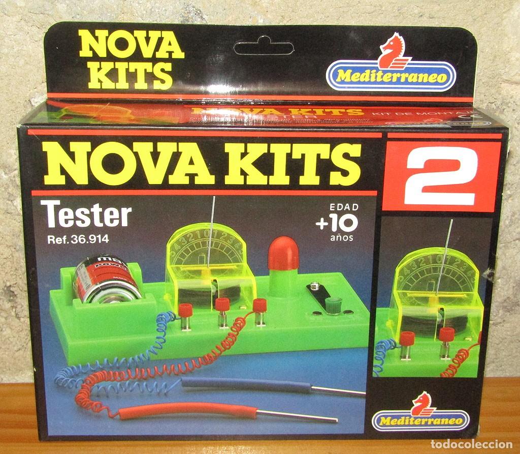 Juguetes antiguos y juegos de colecci&oacute;n: NOVA KITS, DE MEDITERRANEO: TESTER - KIT DE MONTAJE - A&Ntilde;OS 80 - NUEVO Y EN SU CAJA