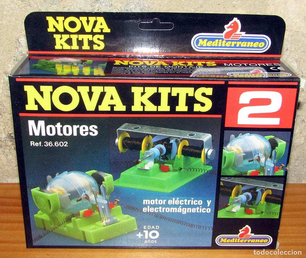 Juguetes antiguos y juegos de colecci&oacute;n: NOVA KITS, DE MEDITERRANEO: MOTORES - KIT DE MONTAJE - A&Ntilde;OS 80 - NUEVO Y EN SU CAJA