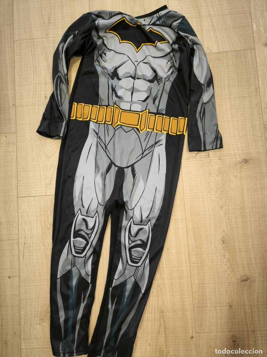 Juguetes antiguos y juegos de colecci&oacute;n: Disfraz Batman DC Comics Original Infantil 6-8 A&ntilde;os Mono Completo Carnaval Halloween