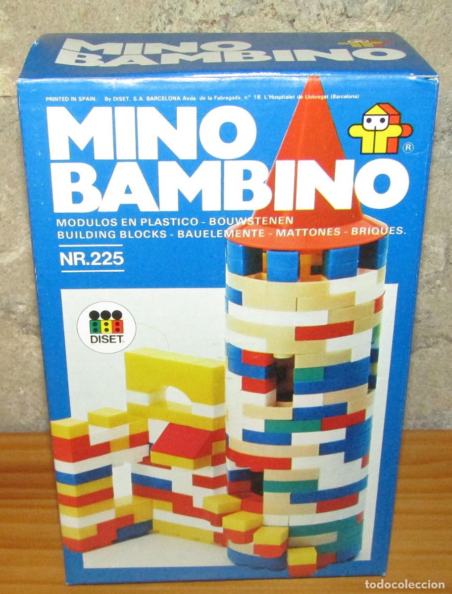 Juguetes antiguos y juegos de colecci&oacute;n: MINO BAMBINO, DE DISET - ANTIGUO JUEGO DE CONSTRUCCION - REF. 225 - NUEVO A ESTRENAR