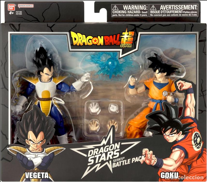 Juguetes antiguos y juegos de colecci&oacute;n: BANDAI Dragon Ball Super - Figuras Dragon Stars 17cm - Battle Pack - Vegeta vs Goku