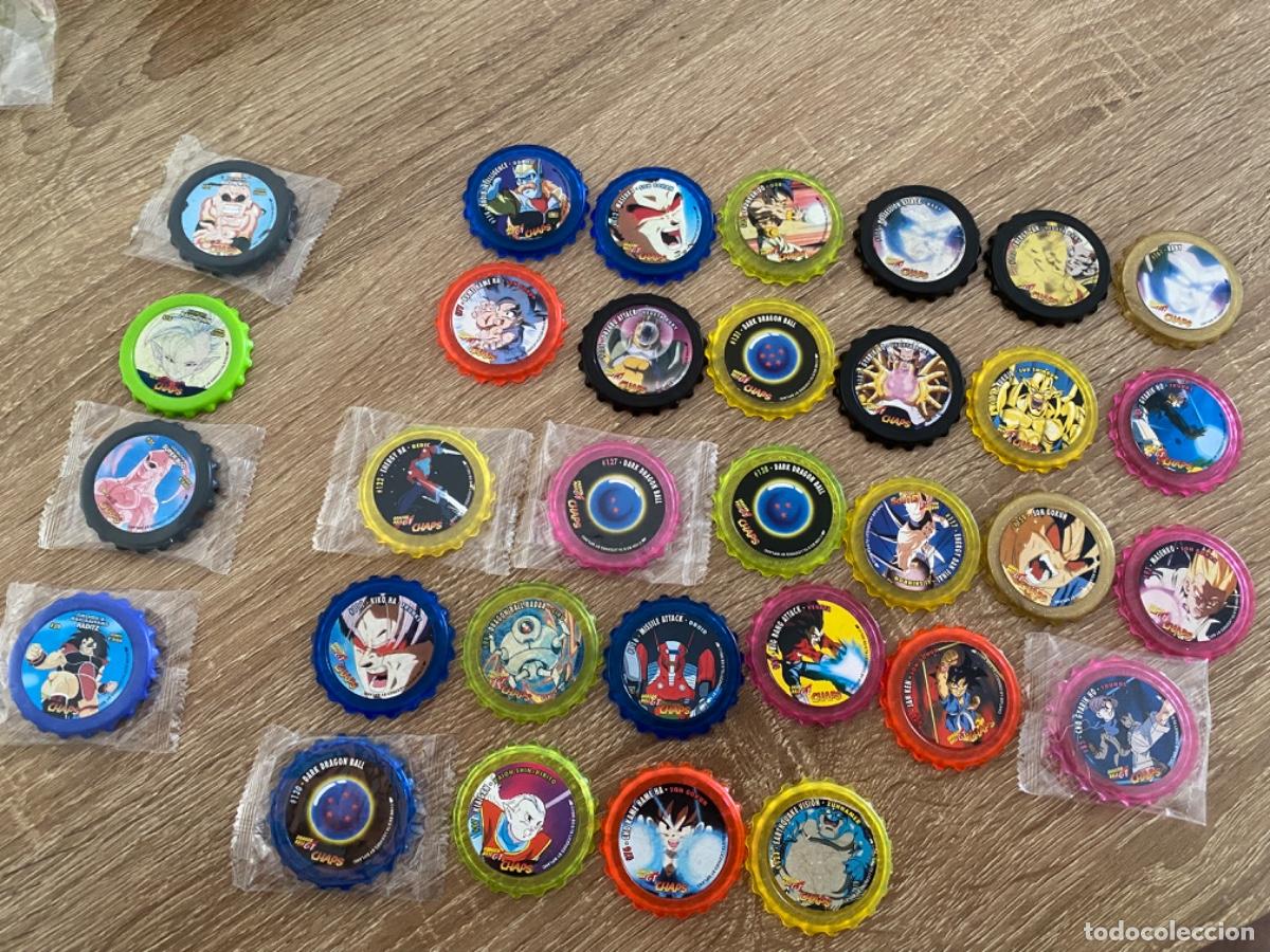 Juguetes antiguos y juegos de colecci&oacute;n: LOTE TAZOS CHAPS DRAG&Oacute;N BALL Z GT