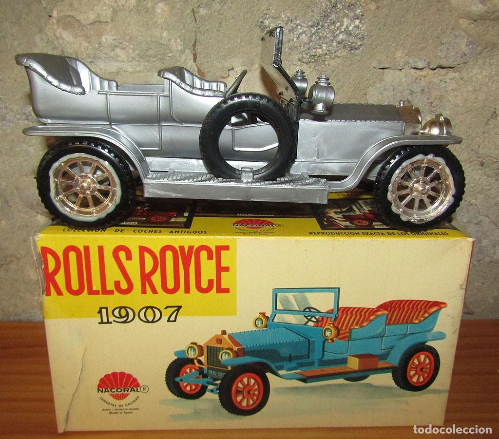 Juguetes antiguos y juegos de colecci&oacute;n: ANTIGUO COCHE ROLLS ROYCE 1907 DE NACORAL - COLECCION DE COCHES ANTIGUOS - NUEVO Y EN SU CAJA