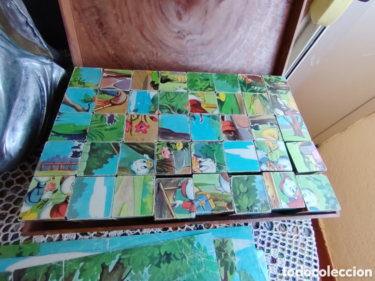 Juguetes antiguos y juegos de colecci&oacute;n: ANTIGUO ROMPECABEZAS DISNEY DE 40 CUBOS