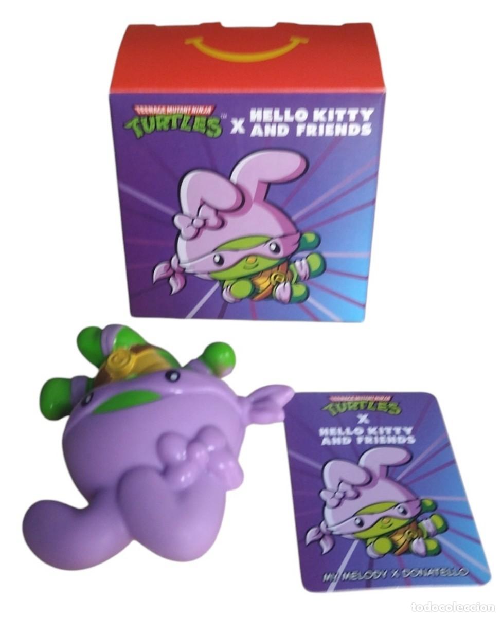 Juguetes antiguos y juegos de colecci&oacute;n: FIGURA MY MELODY X DONATELLO - TEENAGE MUTANT NINJA TURTLES X HELLO KITTY AND FRIENDS. MCDONALD'S.