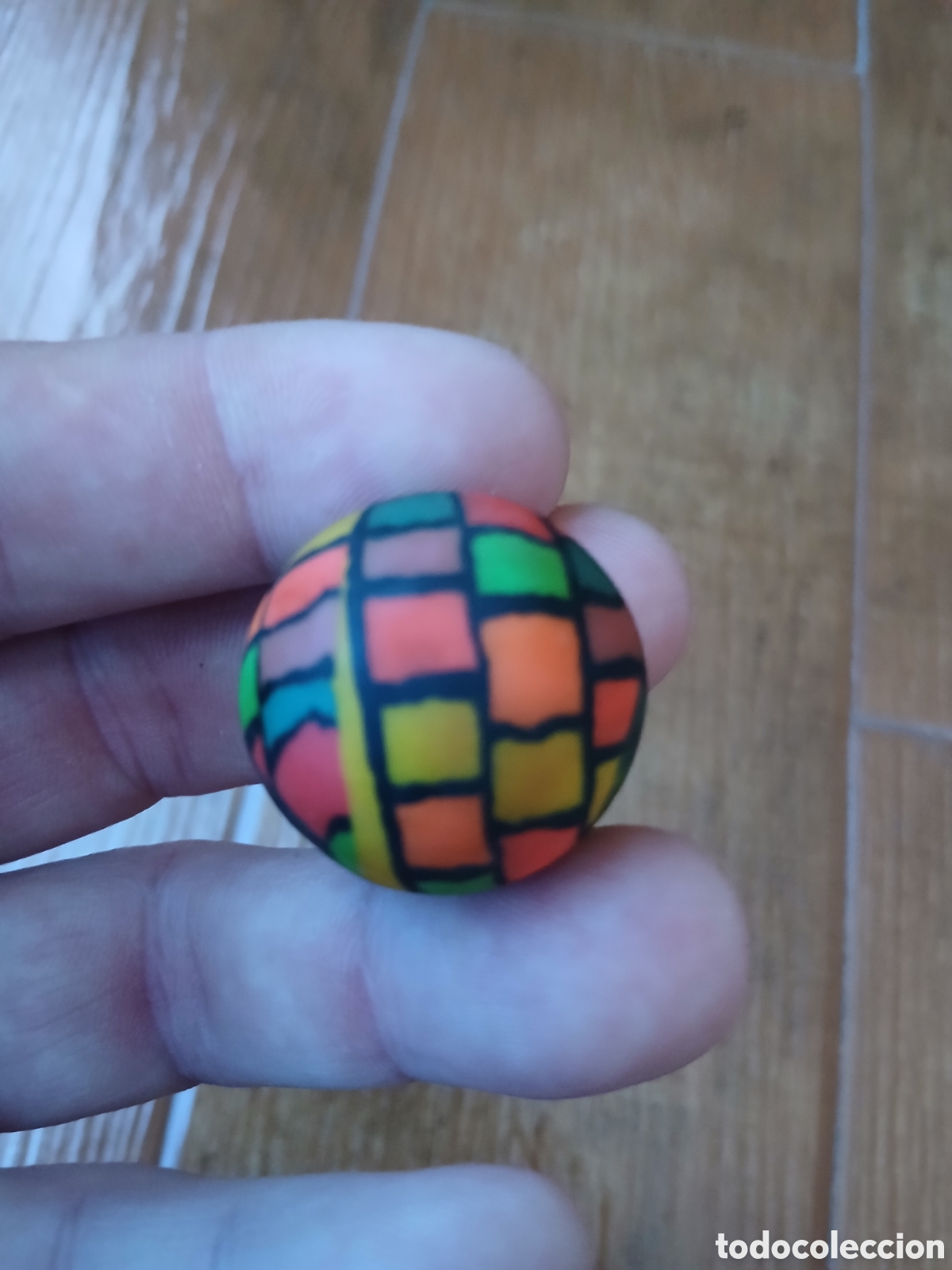 Juguetes antiguos y juegos de colecci&oacute;n: Pelota de Goma Saltar&iacute;na Tetris (a&ntilde;os '90)