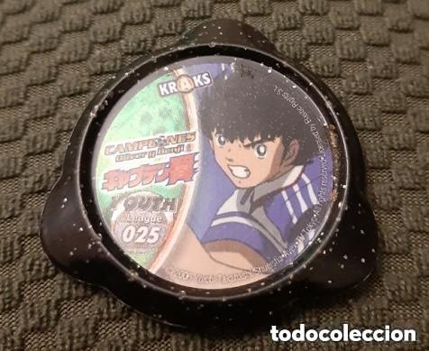 Juguetes antiguos y juegos de colecci&oacute;n: TAZO-KRAKS DE OLIVER Y BENJI SERIE CAMPEONES - N 25, DE PANINI