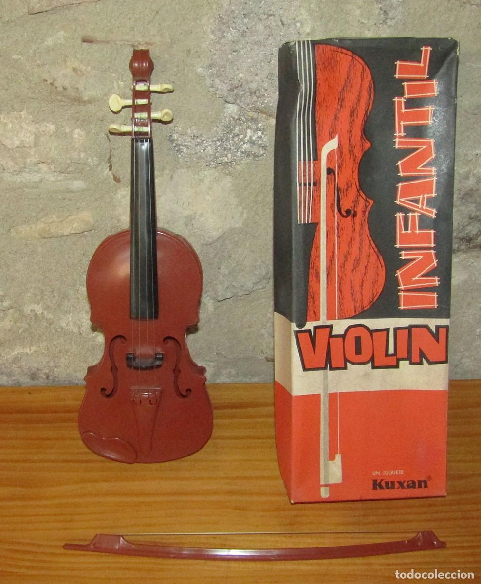 Juguetes antiguos y juegos de colecci&oacute;n: ANTIGUO VIOL&Iacute;N INFANTIL DE KUXAN - NUEVO Y EN SU CAJA ORIGINAL - A&Ntilde;OS 70