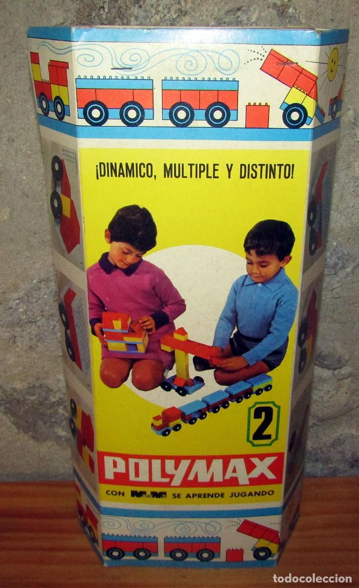 Juguetes antiguos y juegos de colecci&oacute;n: POLYMAX, DE MAXIM'S N&ordm;2 - ANTIGUO JUEGO DE CONSTRUCCION - A&Ntilde;OS 70 - CAJA SIMILAR EXIN CASTILLOS