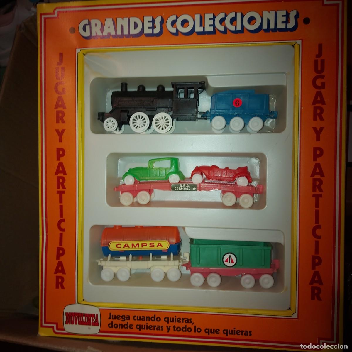 Juguetes antiguos y juegos de colecci&oacute;n: TREN CON COCHES Y VAGONES DE COMANSI NOVOLINEA