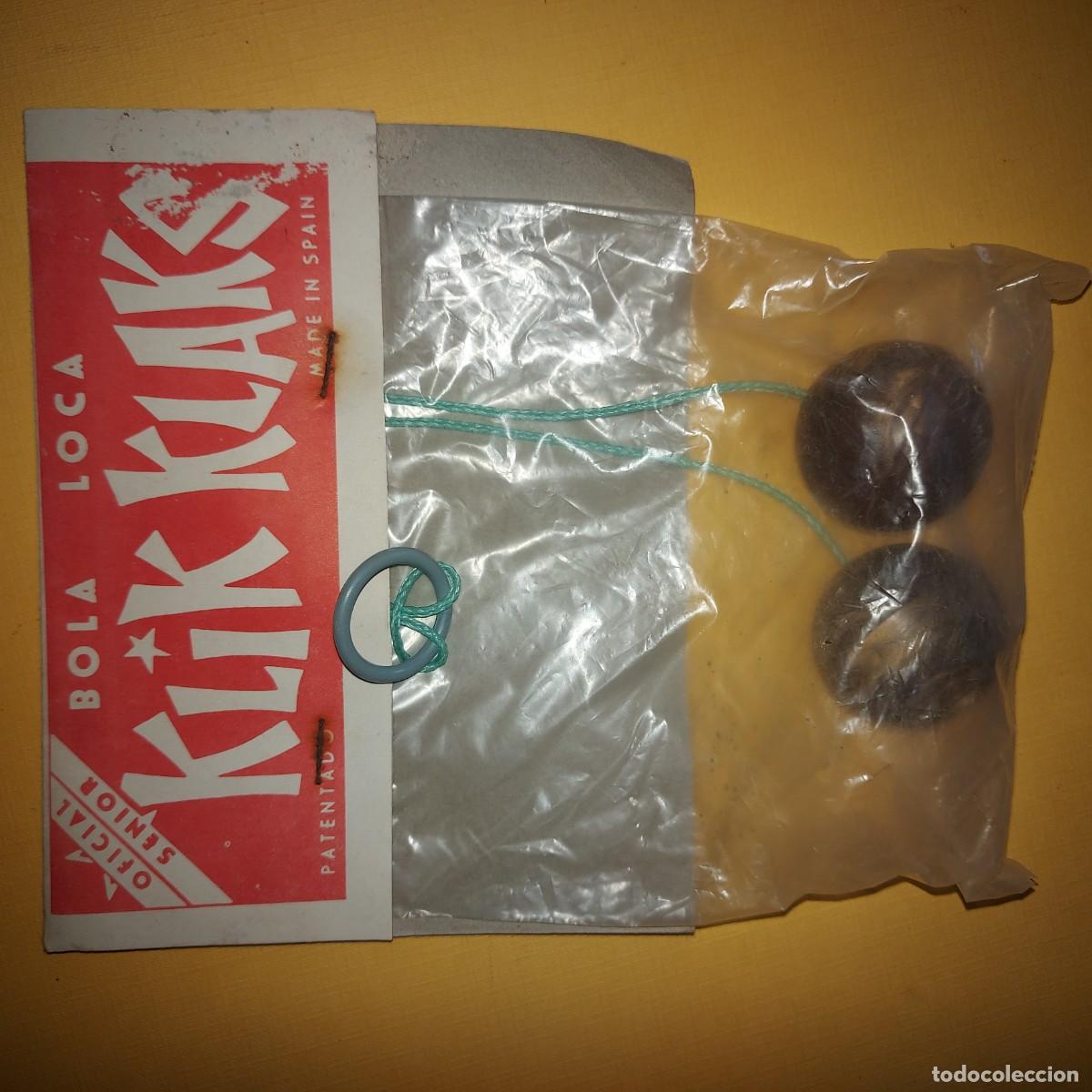 Juguetes antiguos y juegos de colecci&oacute;n: BOLA LOCA KLIK KLAKS O TACA TACA - A&Ntilde;OS 70