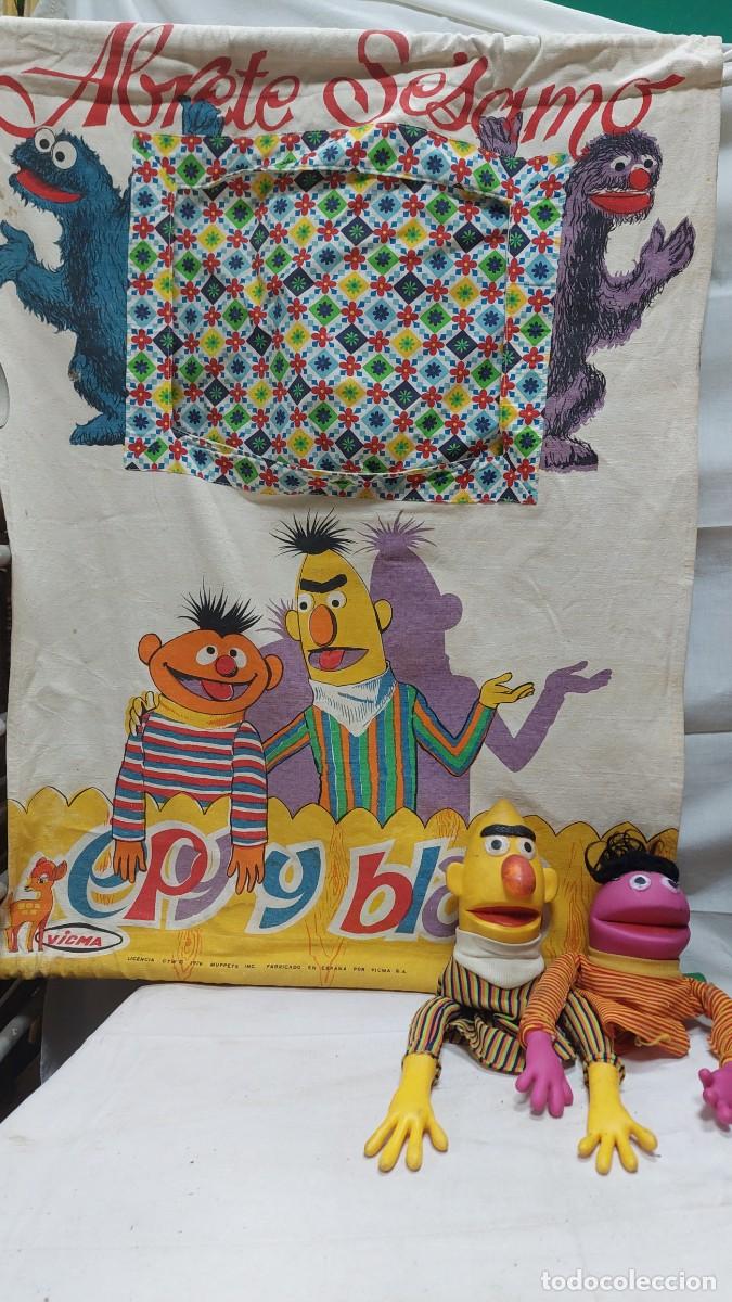 Juguetes antiguos y juegos de colecci&oacute;n: Teatro de Vicma &aacute;brete s&eacute;samo 1976 barrio Sesamo