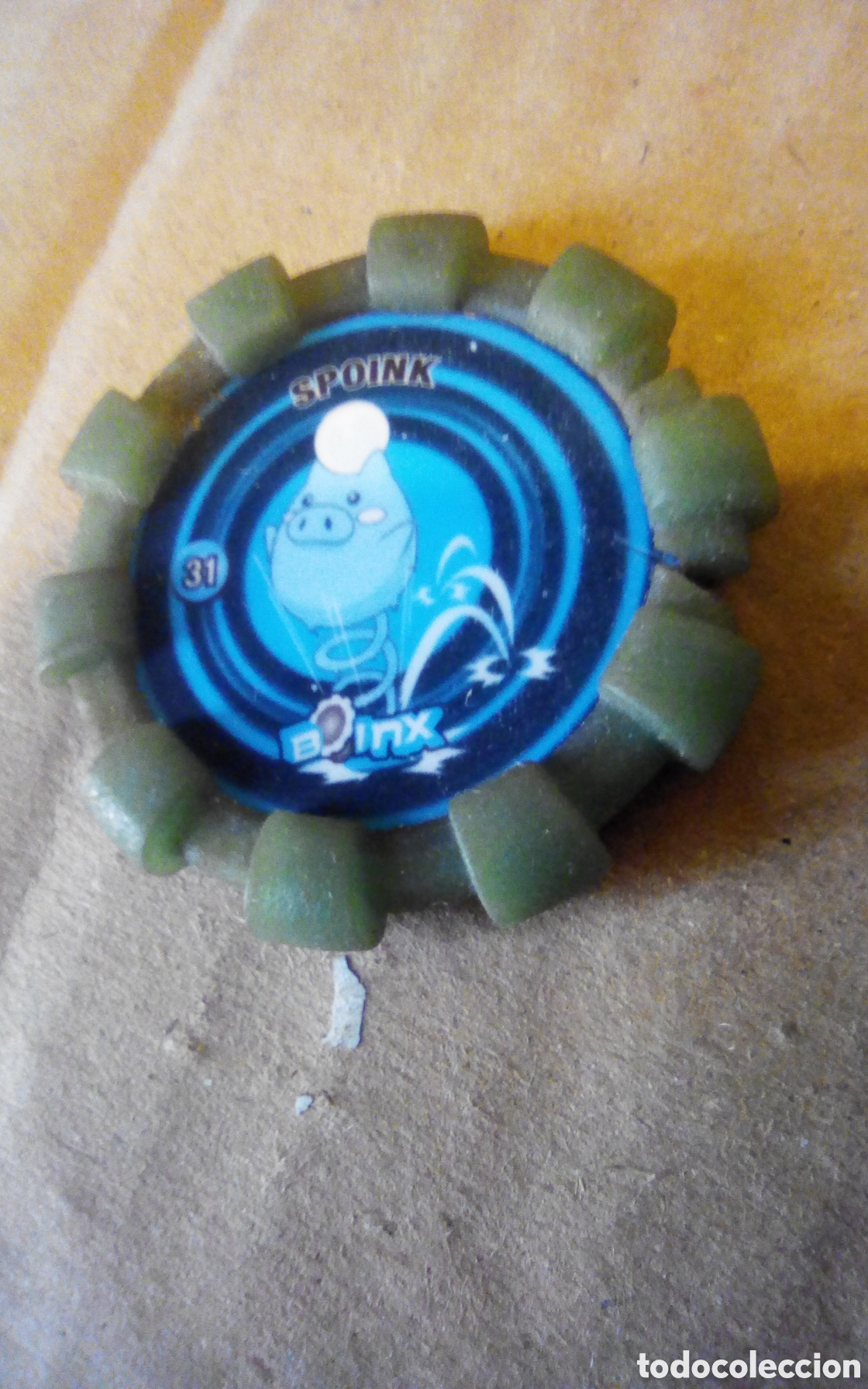 Juguetes antiguos y juegos de colecci&oacute;n: Tazo Pok&eacute;mon. 31 Spoink. Cheetos - Chipicao. 2007.