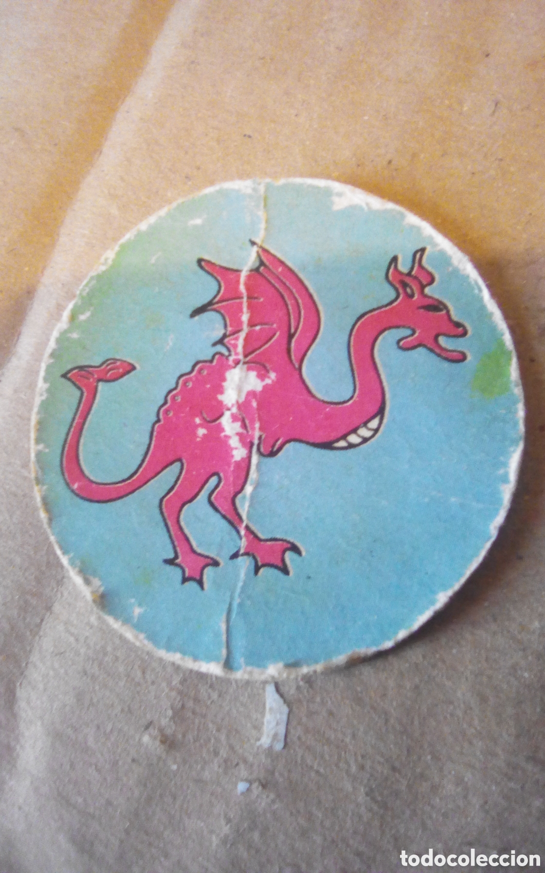 Juguetes antiguos y juegos de colecci&oacute;n: Tazo cart&oacute;n. Dragones. Chicle pastilha el&aacute;stica. Dragonazo 20/34.