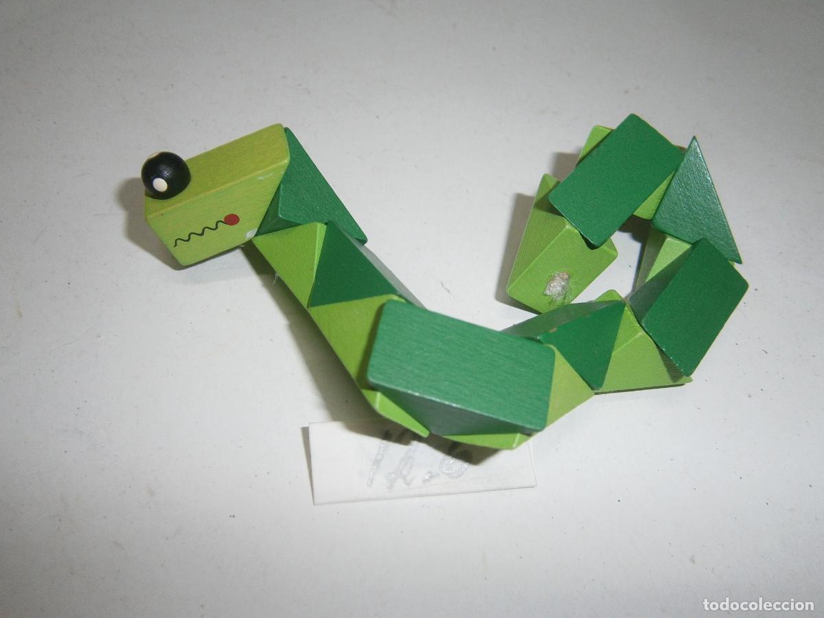 Juguetes antiguos y juegos de colecci&oacute;n: SERPIENTE DE MADERA RUBIK