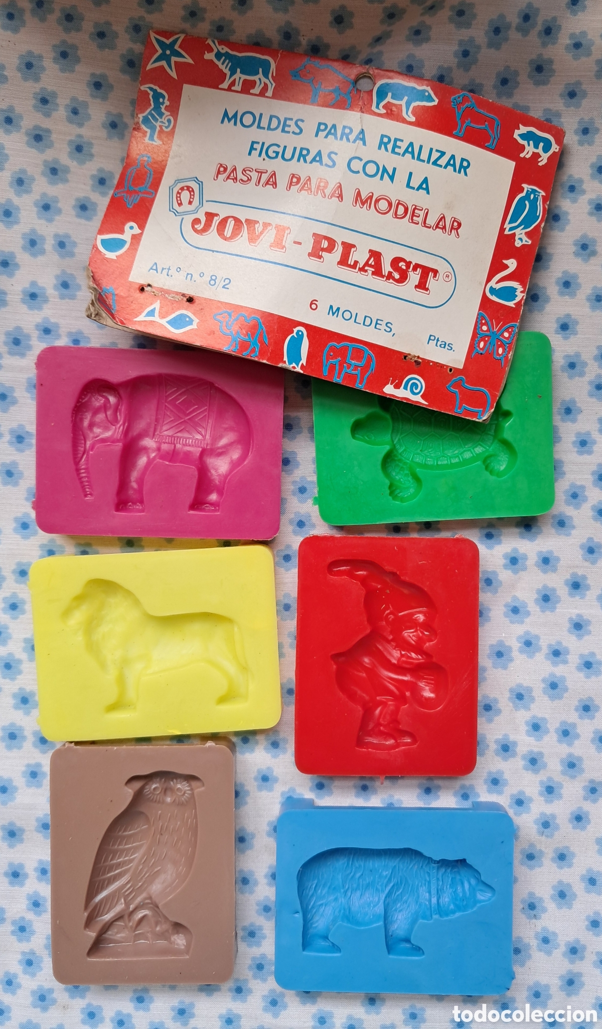 Juguetes antiguos y juegos de colecci&oacute;n: JOVI PLAST. Moldes de plastilina a&ntilde;os 70- 80