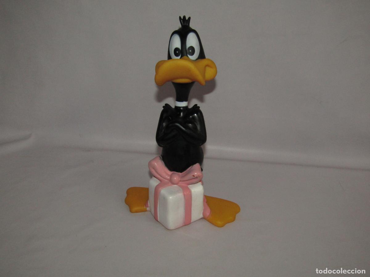 Juguetes antiguos y juegos de colecci&oacute;n: Antigua Hucha de Goma Chifl&eacute; del PATO LUCAS de Original de la Warner por EXTOY del A&ntilde;o 1998