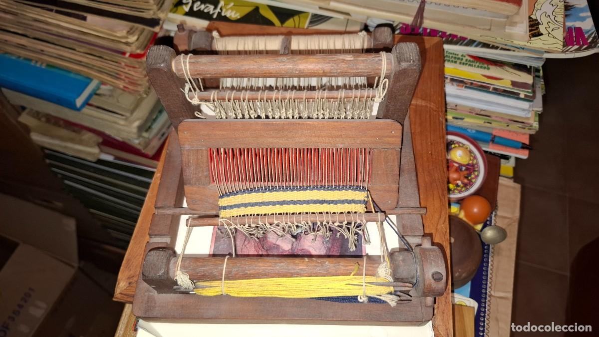 Juguetes antiguos y juegos de colecci&oacute;n: Telar, juego infantil. Madera