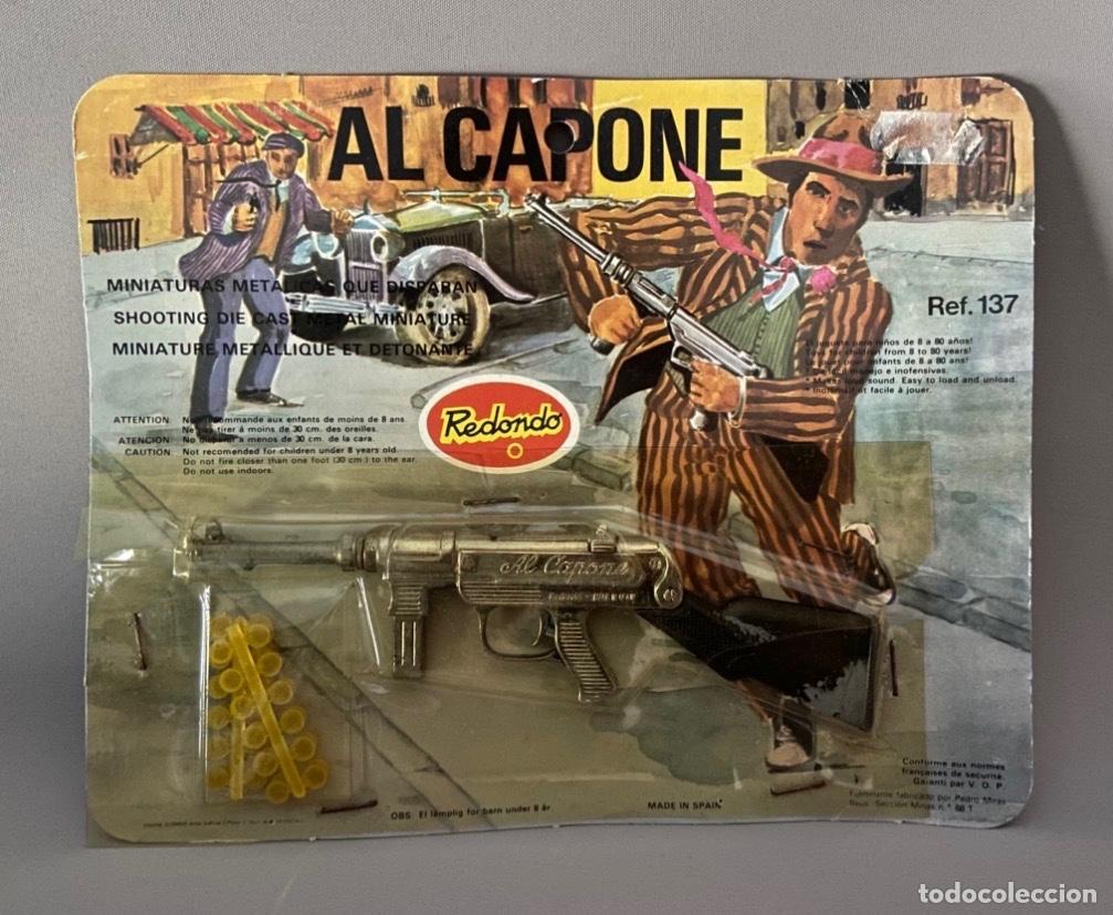 Juguetes antiguos y juegos de colecci&oacute;n: ANTIGUO &ldquo; METRALLETA AL CAPONE &ldquo; REF 137 - JUGUETES REDONDO