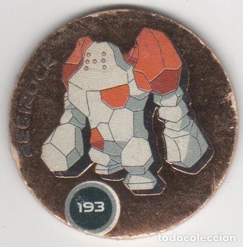 Juguetes antiguos y juegos de colecci&oacute;n: COLECCI&Oacute;N TAZOS MAGIC BOX INT. POK&Eacute;MON PICKERS TAZO CAPS POGS N&Uacute;MERO 231 193 REGIROCK SERIE ANIME