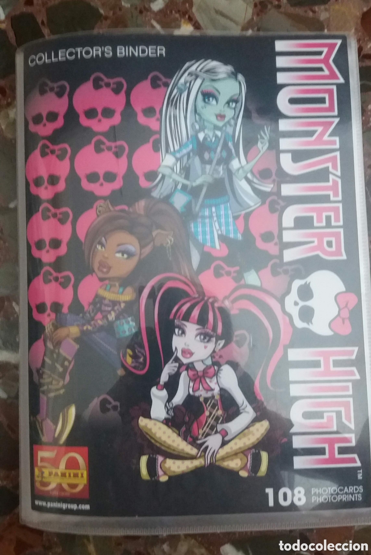 Juguetes antiguos y juegos de colecci&oacute;n: Album cromos Monster High