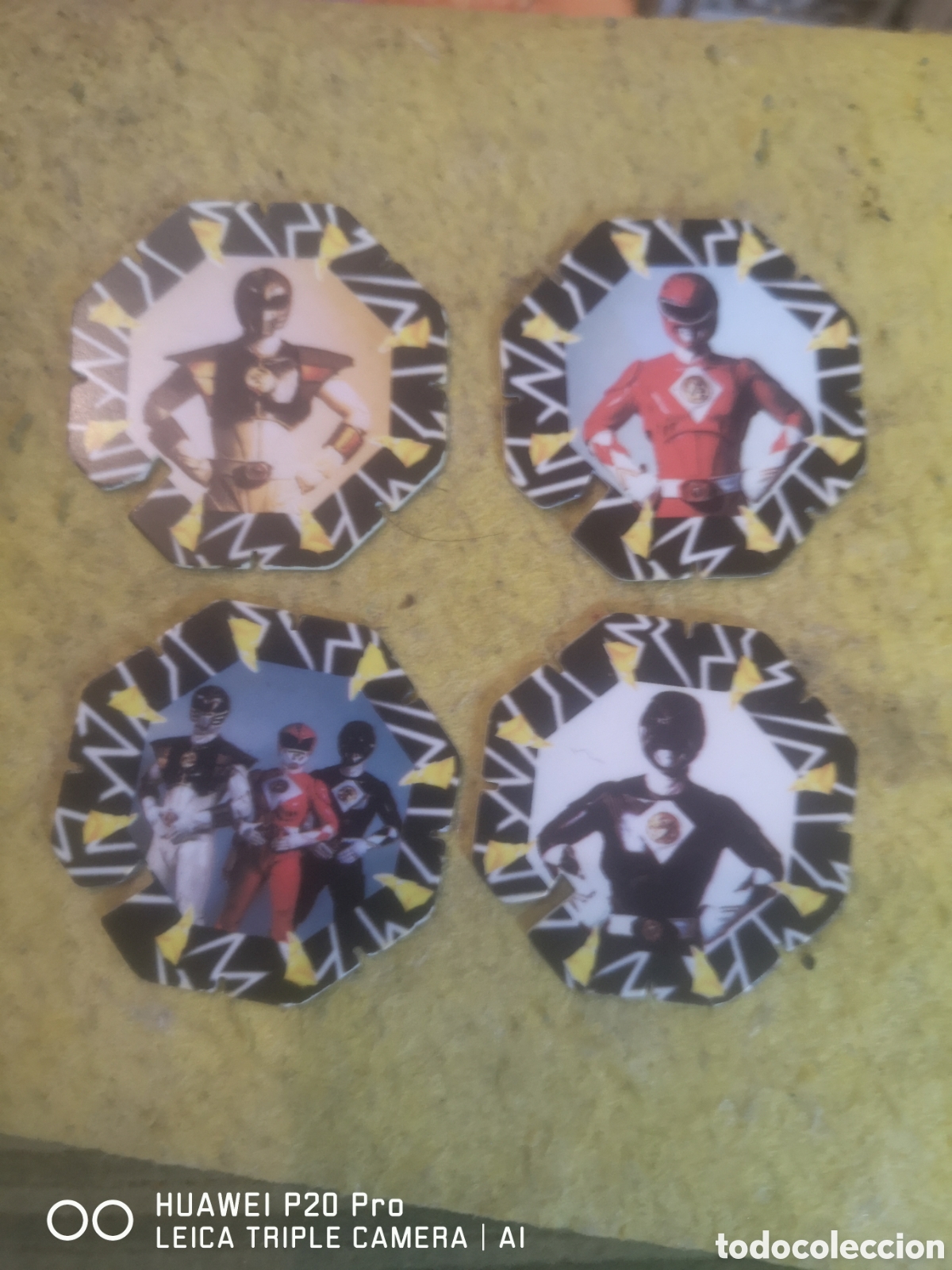 Juguetes antiguos y juegos de colecci&oacute;n: TAZO MATUTANO POWER RANGERS BLACK - LOTE FOTO