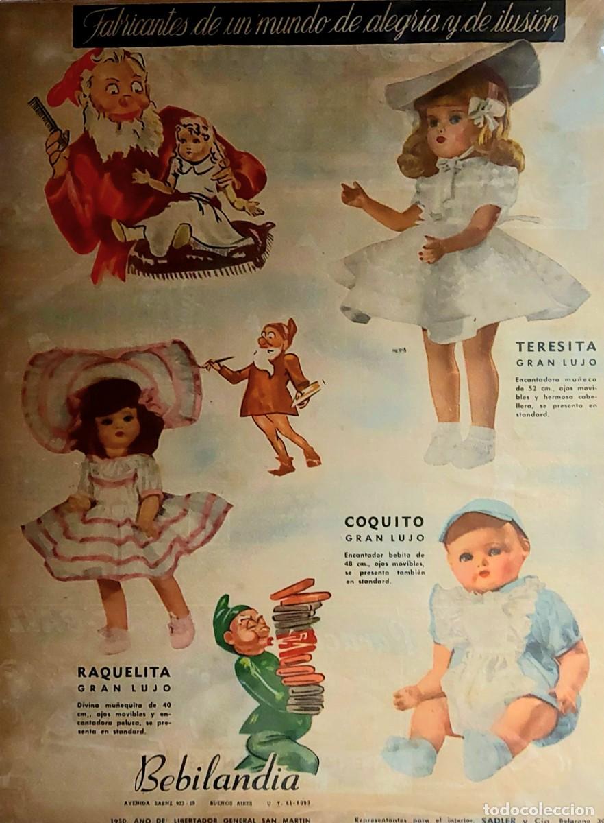 Juguetes antiguos y juegos de colecci&oacute;n: LOTE DE 2 LAMINAS DE PUBLICIDAD MU&Ntilde;ECAS AMERICANAS ( BEBELANDIA ) DE LOS 5,0