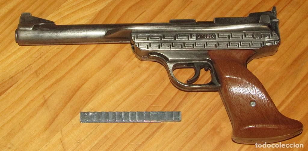 Juguetes antiguos y juegos de colecci&oacute;n: ANTIGUA PISTOLA DE JUGUETE SPHINX, DE COIBEL - METAL - A&Ntilde;OS 80