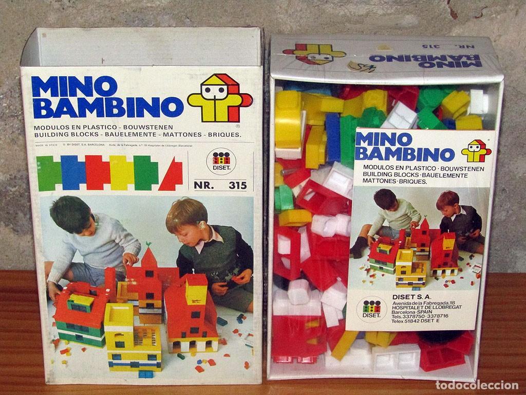 Juguetes antiguos y juegos de colecci&oacute;n: MINO BAMBINO, DE DISET - ANTIGUO JUEGO DE CONSTRUCCION - REF. 315 - NUEVO Y PRECINTADO