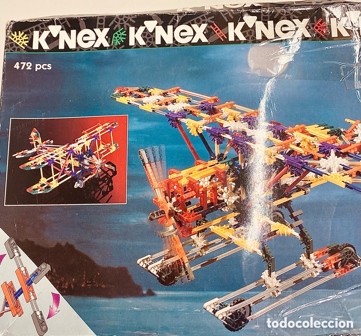 Juguetes antiguos y juegos de colecci&oacute;n: K,NEX 472 piezas avioneta