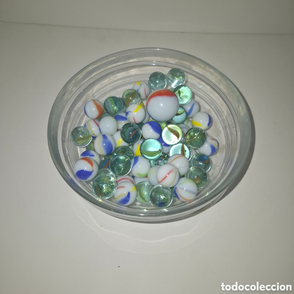 Juguetes antiguos y juegos de colecci&oacute;n: LOTE DE 76 CANICAS Y BOLAS DE LOS A&Ntilde;OS 70 Y 80