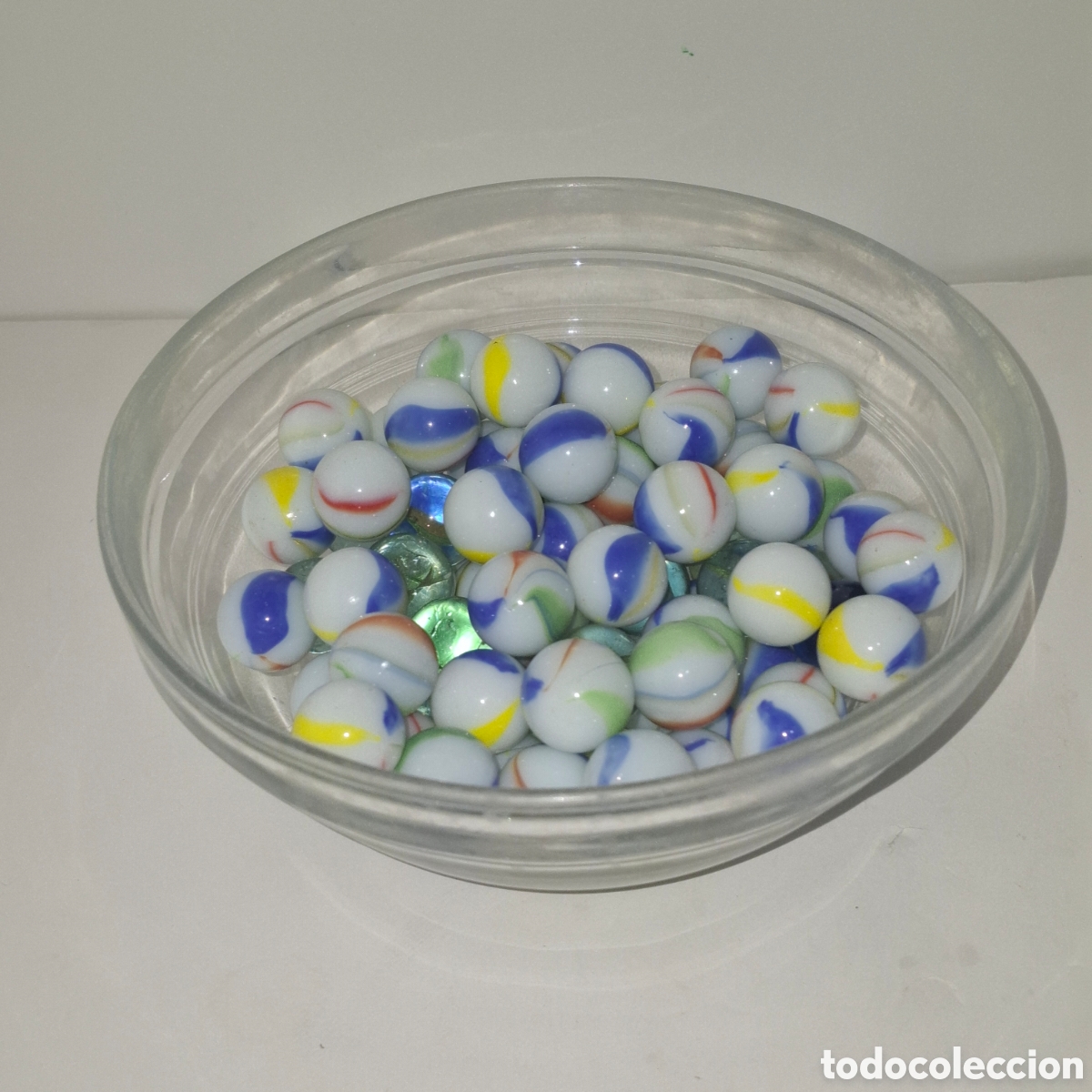 Juguetes antiguos y juegos de colecci&oacute;n: LOTE DE 76 CANICAS Y BOLAS A&Ntilde;OS 70 Y 80