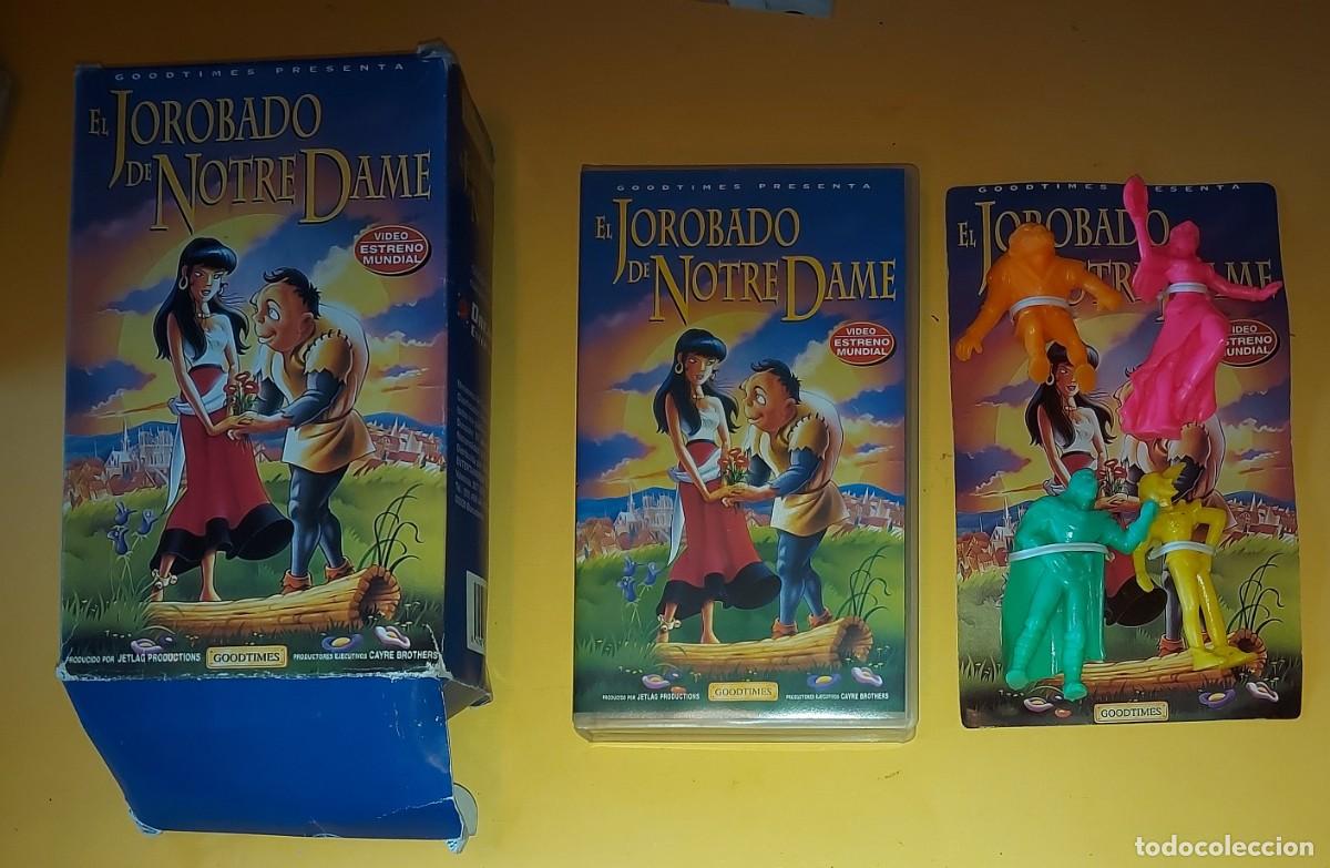 Juguetes antiguos y juegos de colecci&oacute;n: EL JOROBADO DE NOTRE DAME, FIGURAS Y VIDEO , GOODTIMES, WALT DISNEY EN SU CAJA ORIGINAL