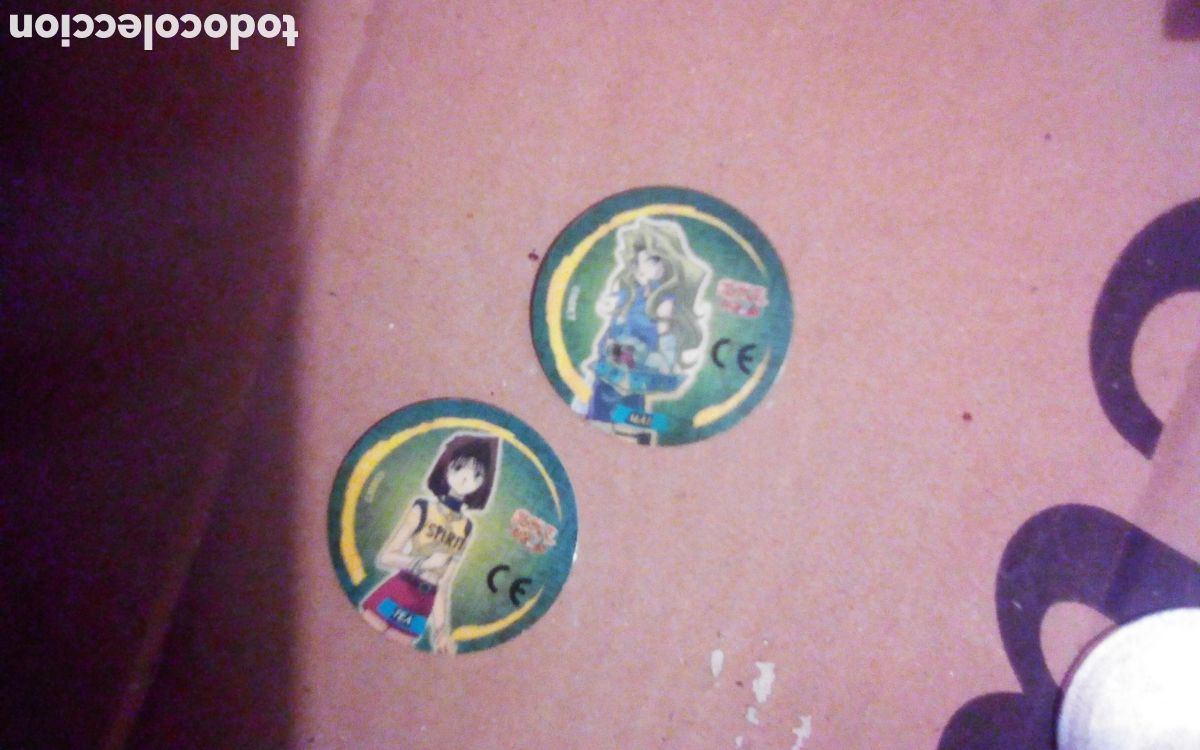 Juguetes antiguos y juegos de colecci&oacute;n: 2 Tazos Yu-Gi-Oh!. 24 Tea, 21 Mai. A&ntilde;o 1996.