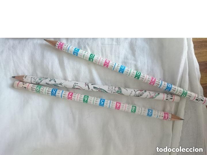 Juguetes antiguos y juegos de colecci&oacute;n: LOTE DE 3 LAPICES - A&Ntilde;OS 80