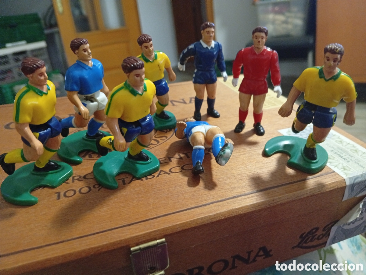 Giocattoli antichi e Giochi di collezione: Figuras futbol baquelita
