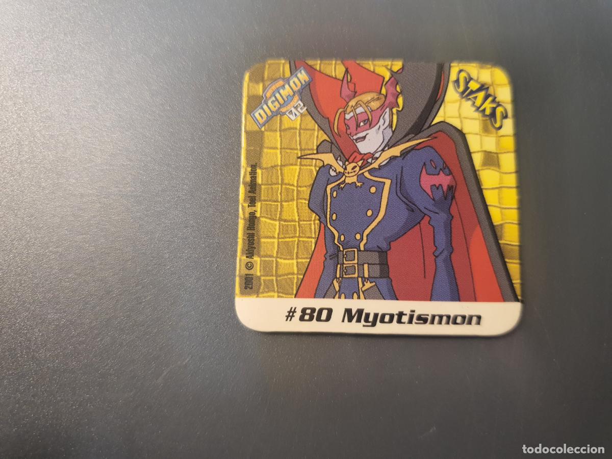 Juguetes antiguos y juegos de colecci&oacute;n: TAZO CROMO DIGIMON 02 -- 2001 -- STAKS -- N&ordm; 80