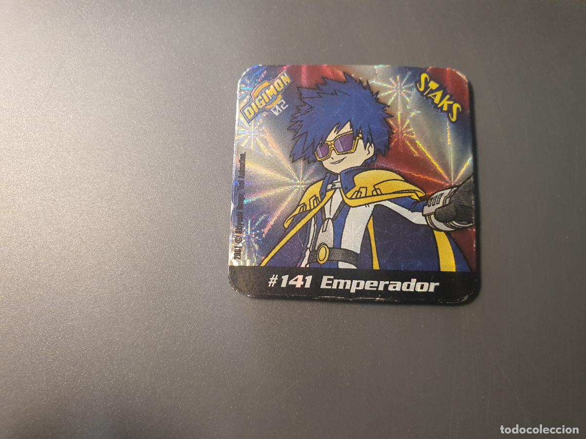 Juguetes antiguos y juegos de colecci&oacute;n: TAZO CROMO DIGIMON 02 -- 2001 -- STAKS -- N&ordm; 141