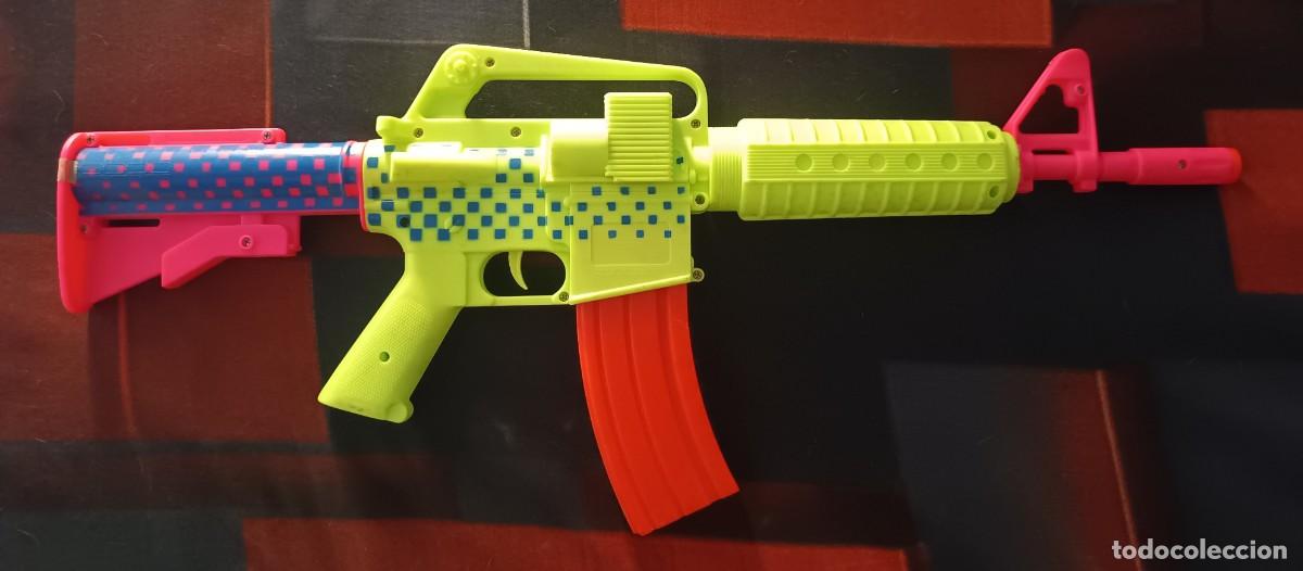 Juguetes antiguos y juegos de colecci&oacute;n: RIFLE DE AGUA VINTAGE A&Ntilde;OS 90