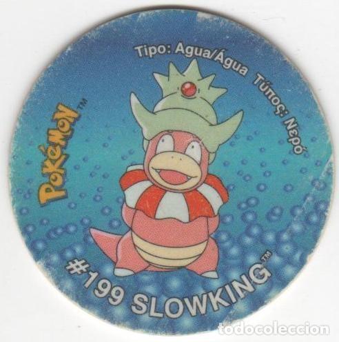 Juguetes antiguos y juegos de colecci&oacute;n: COLECCI&Oacute;N TAZOS SNACKS MATUTANO NINTENDO POK&Eacute;MON TAZO 3 CAPS POGS N&Uacute;MERO 157 #199 SLOWKING A&Ntilde;O 2001