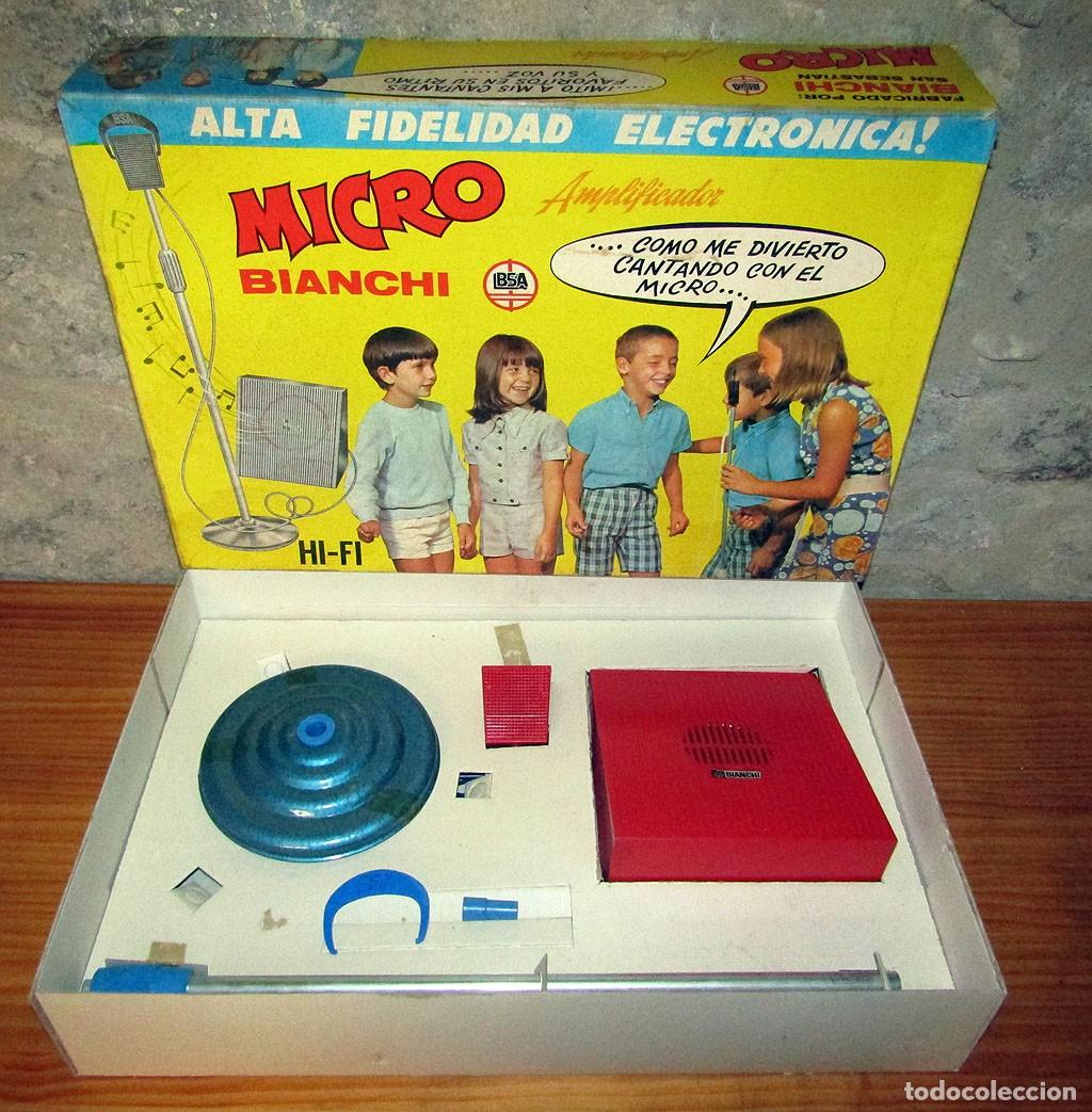 Juguetes antiguos y juegos de colecci&oacute;n: ANTIGUO MICRO BIANCHI ALTA FIDELIDAD ELECTRONICA Y AMPLIFICADOR - A&Ntilde;OS 70 - NUEVO Y EN SU CAJA