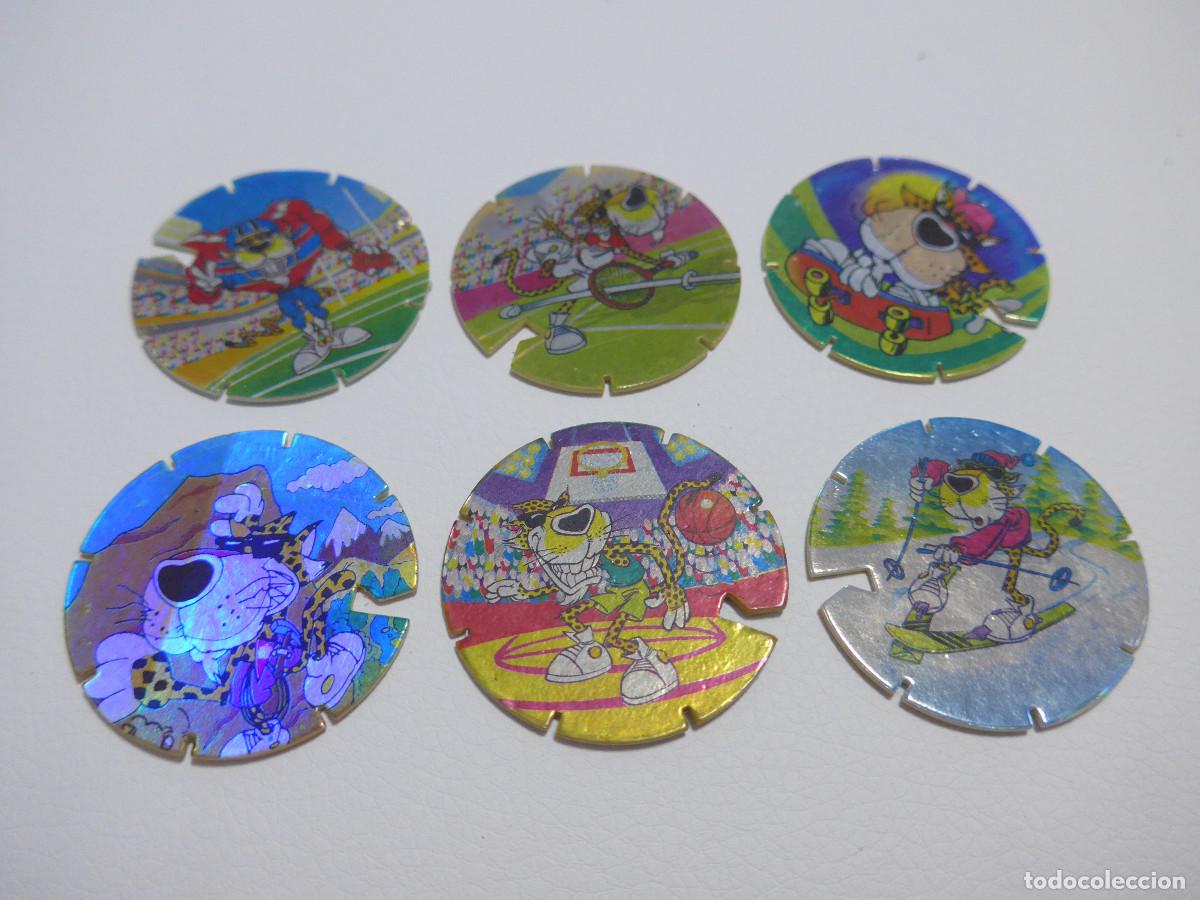 Juguetes antiguos y juegos de colecci&oacute;n: 11 SUPER TAZO FLASH SPORT & CHESTER DE MATUTANO