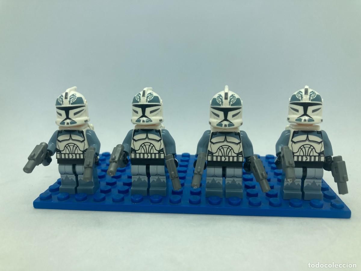 Juguetes antiguos y juegos de colecci&oacute;n: Minifiguras Star Wars Clones Batall&oacute;n Wolfpack