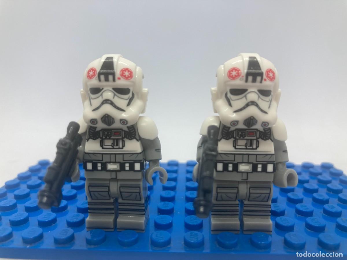 Juguetes antiguos y juegos de colecci&oacute;n: Minifiguras Star Wars Pilotos AT-AT