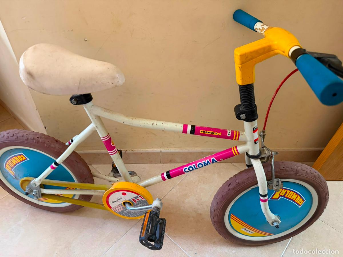 Juguetes antiguos y juegos de colecci&oacute;n: Bicicleta Coloma y pastor f&oacute;rmula 1