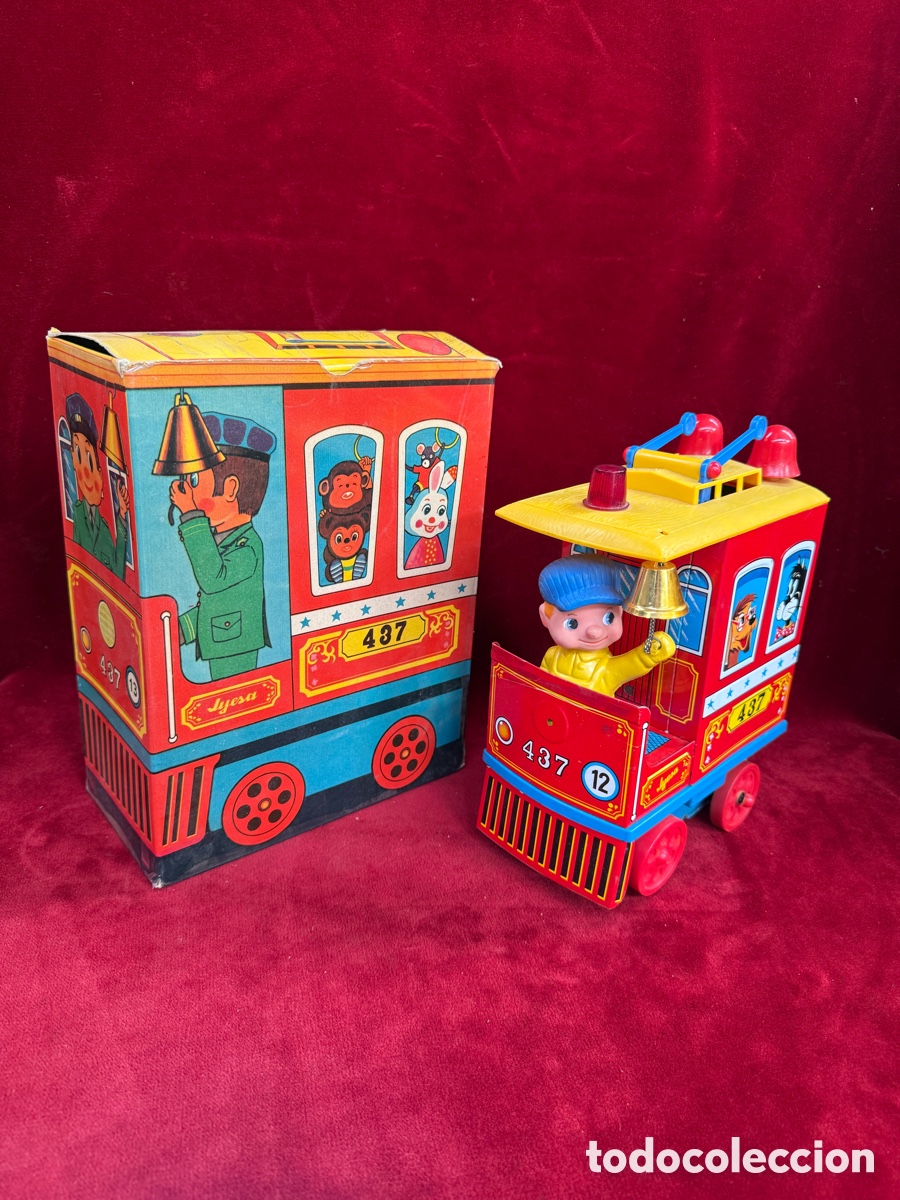 Juguetes antiguos y juegos de colecci&oacute;n: Antiguo juguete tranvia Kidi de Jyesa!